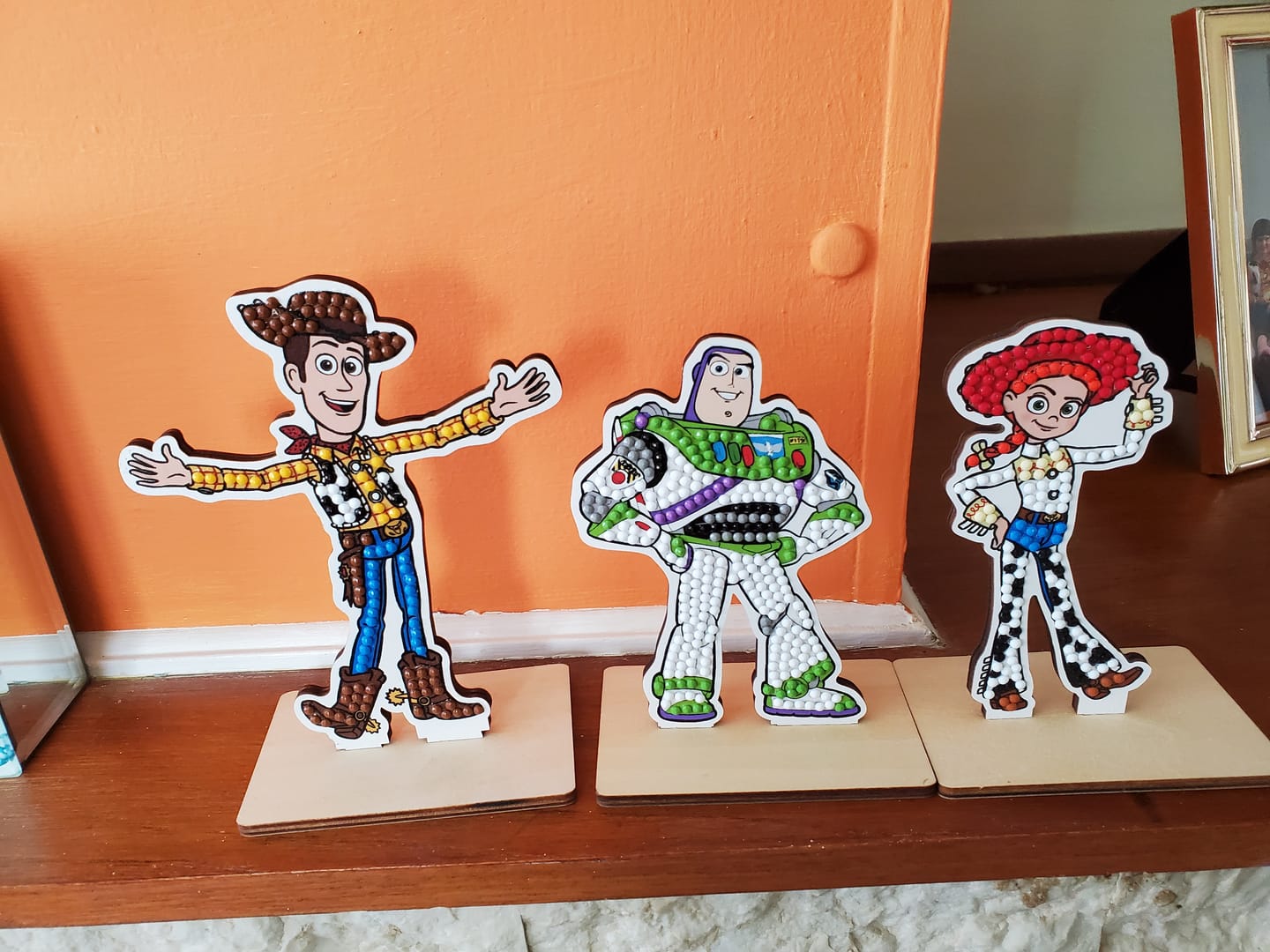 Customer photo review of Buzz Lightyear Crystal Art Buddies Toy Story Series 7 Disney Pixar