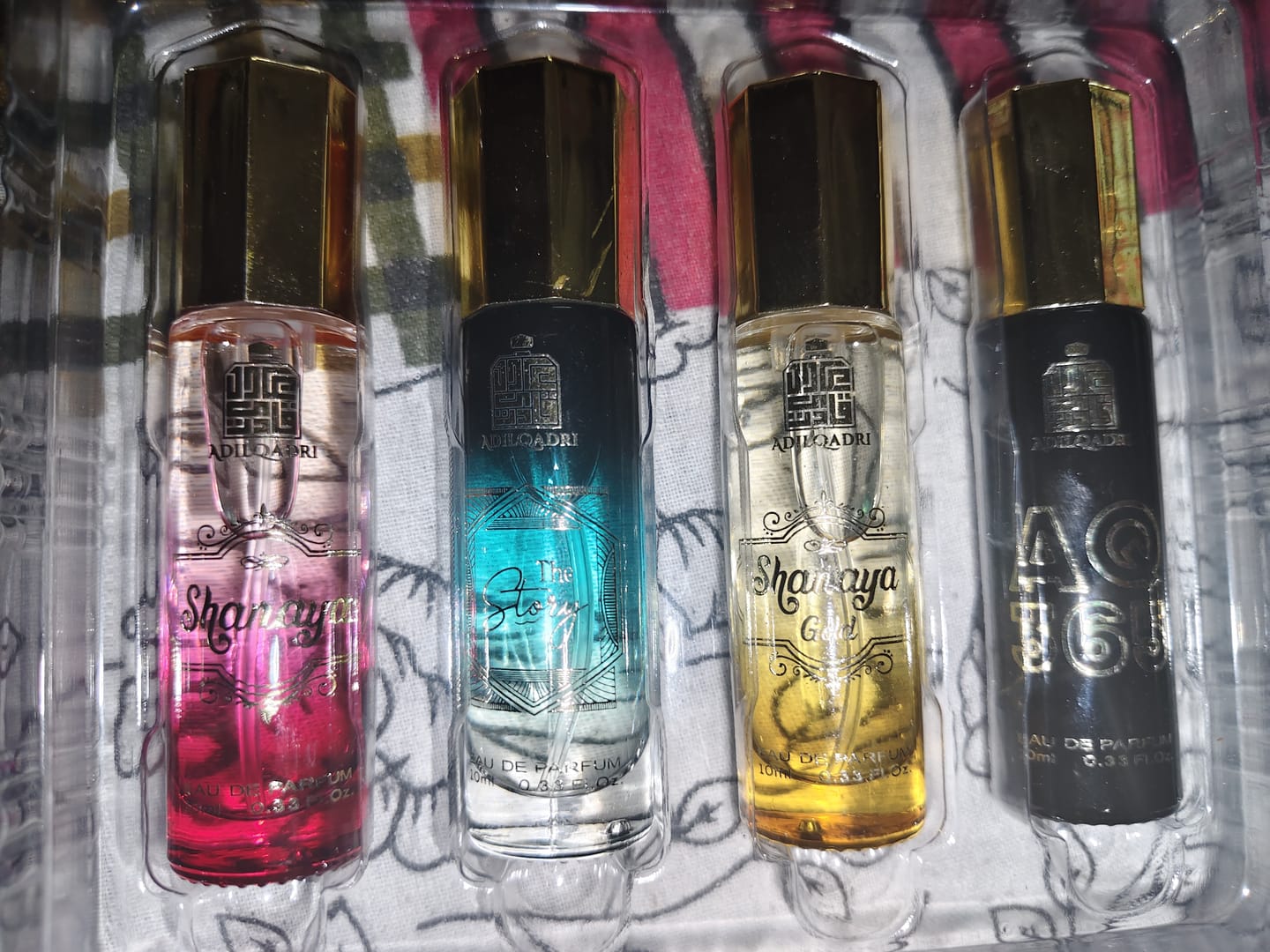 Customer photo review of Perfume Gift Set 4 Pcs Premium Perfume Spray