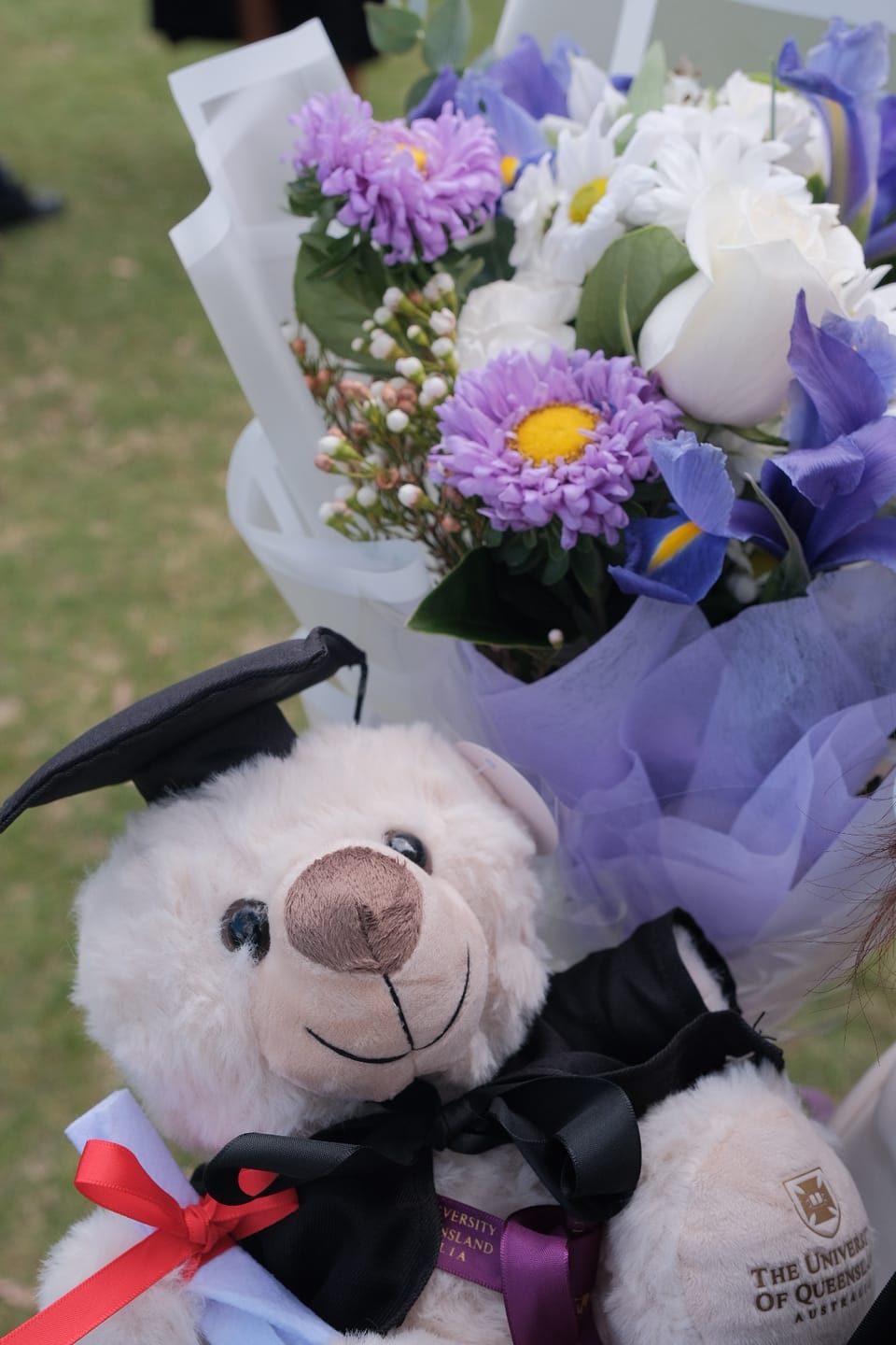 Customer photo review of UQ Graduation Bear