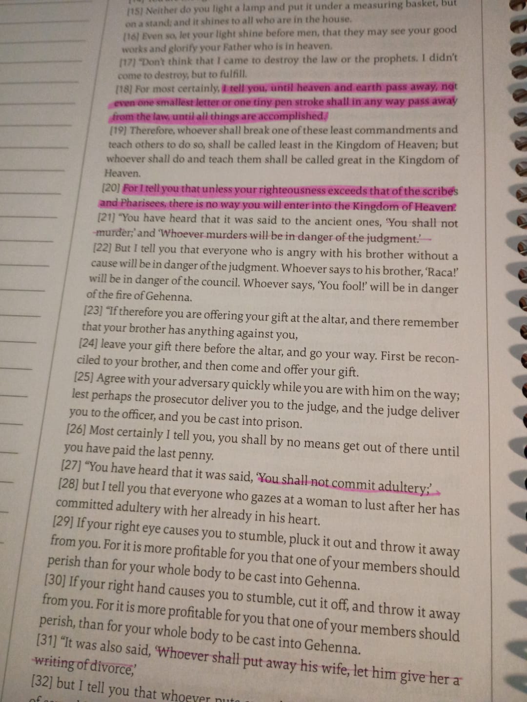 Customer photo review of Spiral Bible™ - WEB - New Testament - Floral