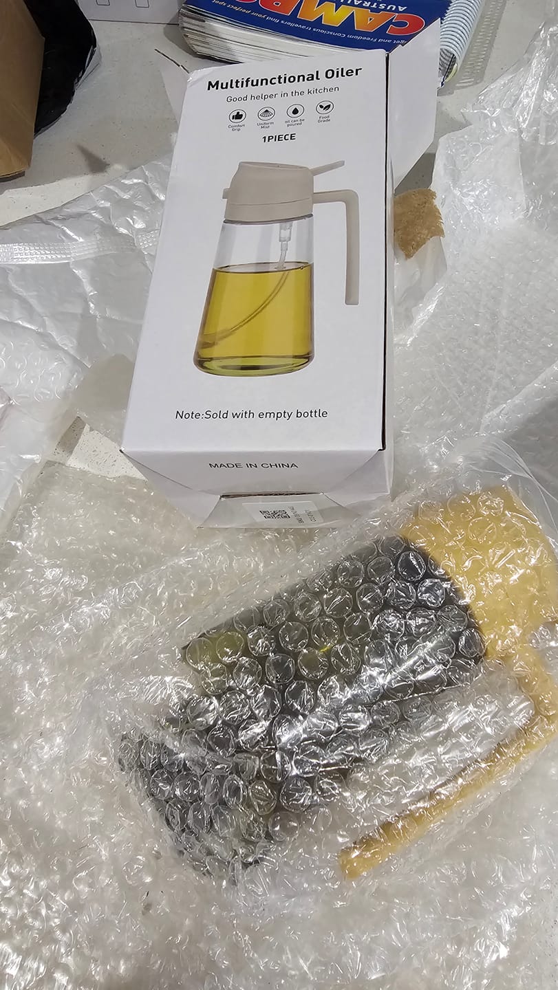 Customer photo review of 2 in 1 Oil Dispenser