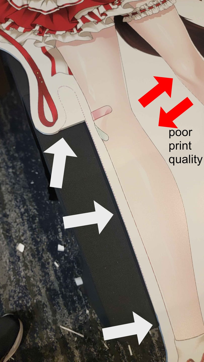 Customer photo review of Personalized Cardboard Cutouts | Custom Life Size Cutout