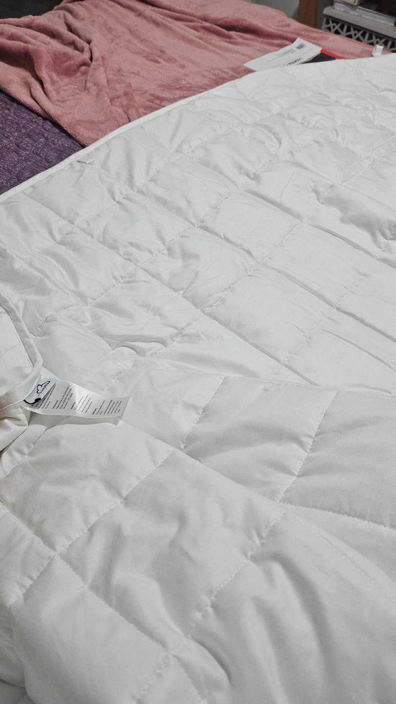 Customer photo review of Manta Pesada (PersonalPlus) - 100 noches de prueba / Algodón 100% natural