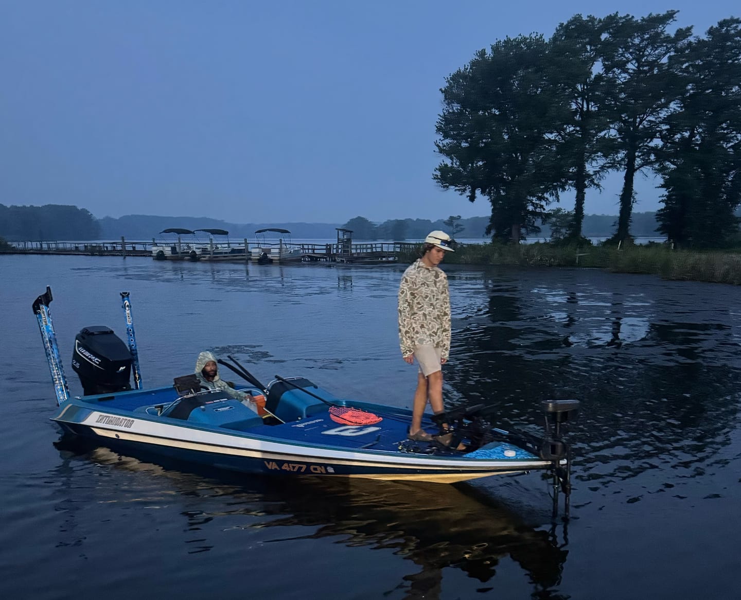 Customer photo review of Gambler Bass Boats Vinyl Decal
