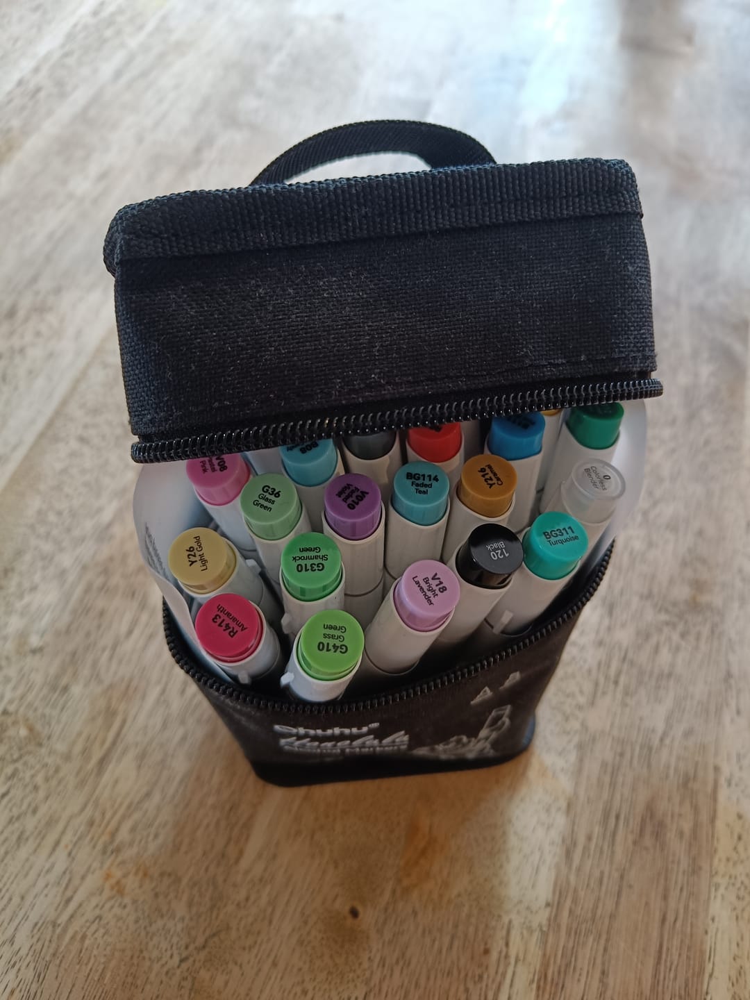 Customer photo review of Ohuhu Bleedproof Double-Sided Marker Pad, Spiral-Bound
