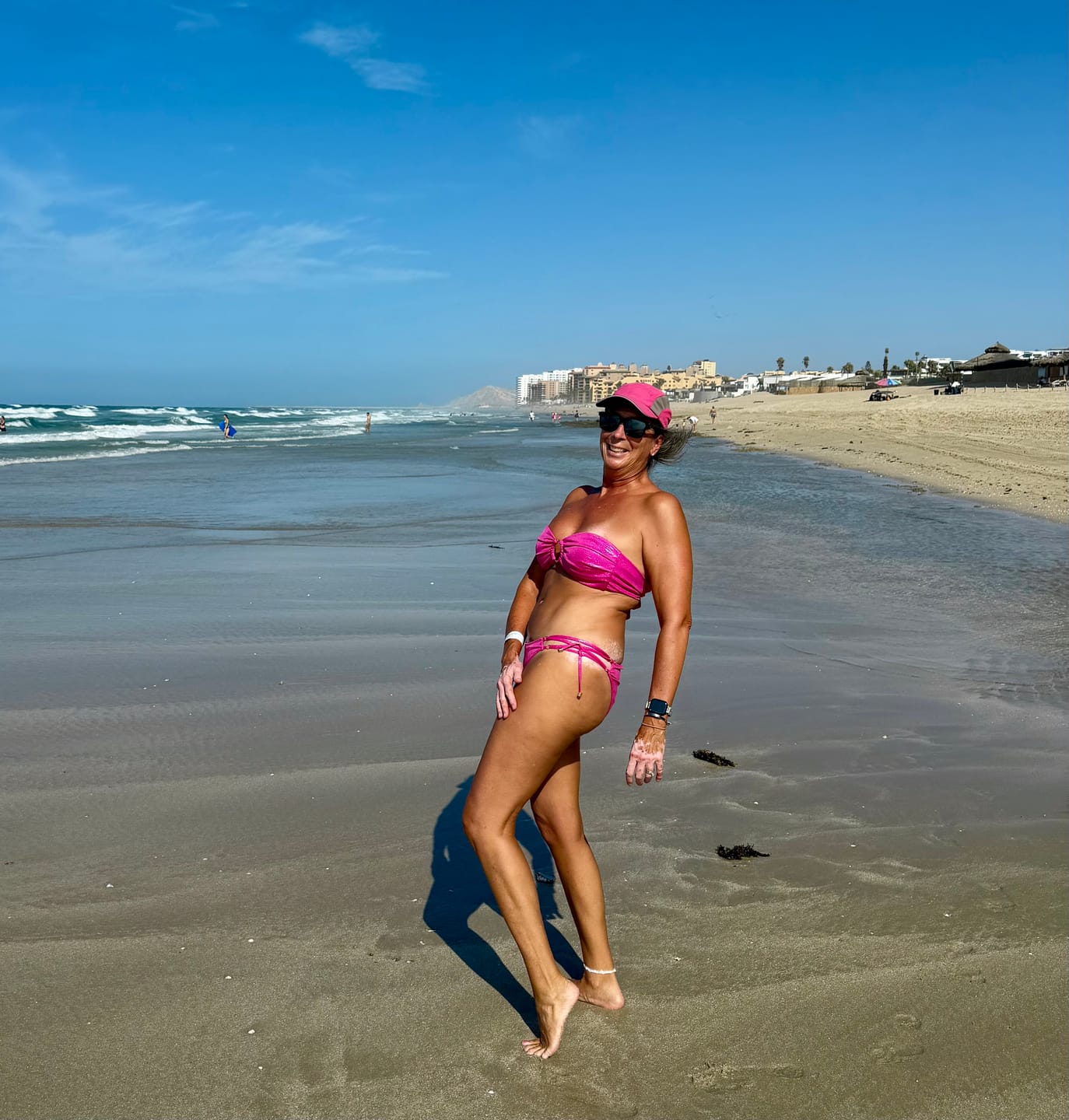 Customer photo review of FRIDA TOP - GLITTER CANDY PINK