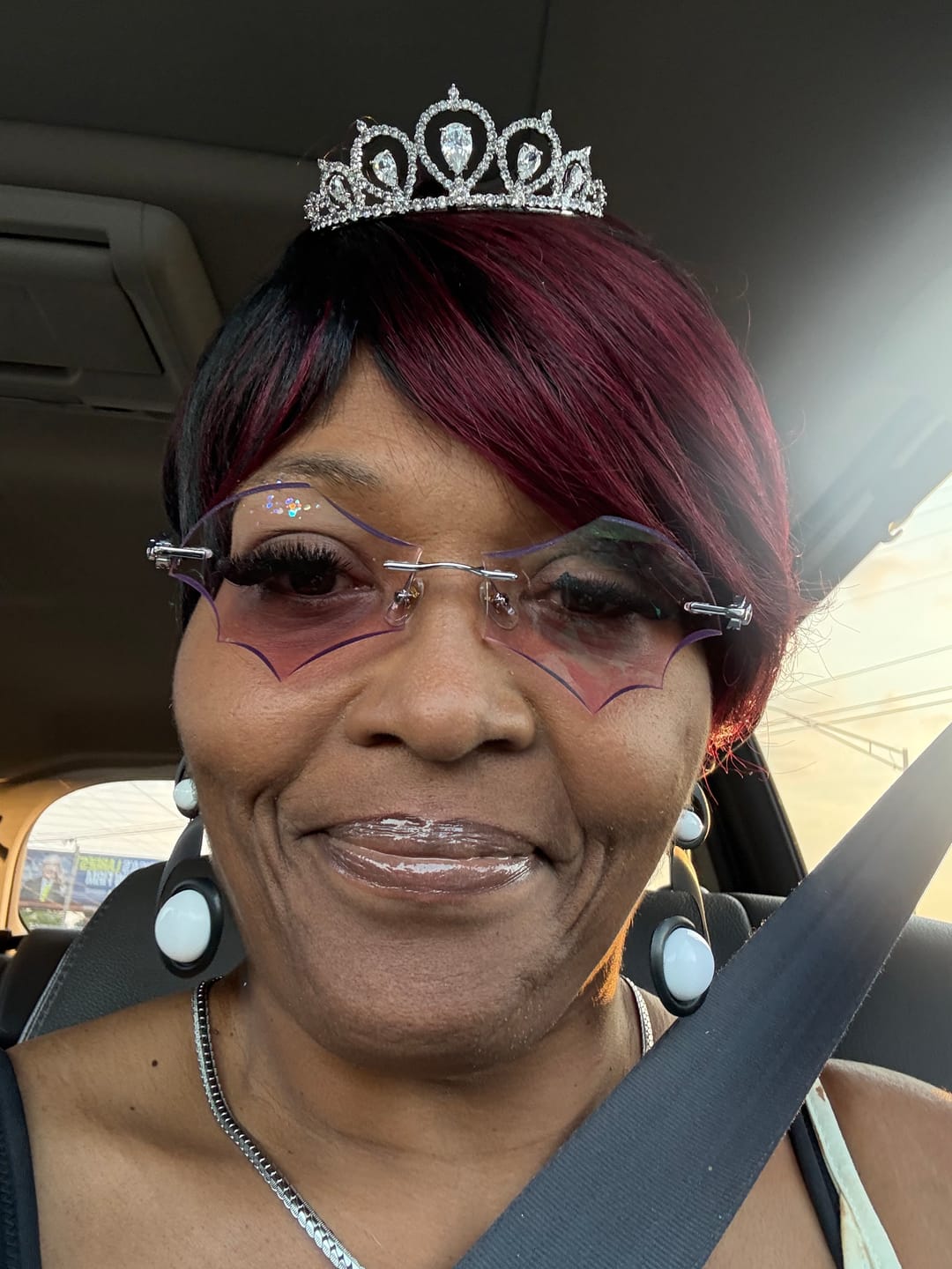 Customer photo review of Batty Eyeglasses