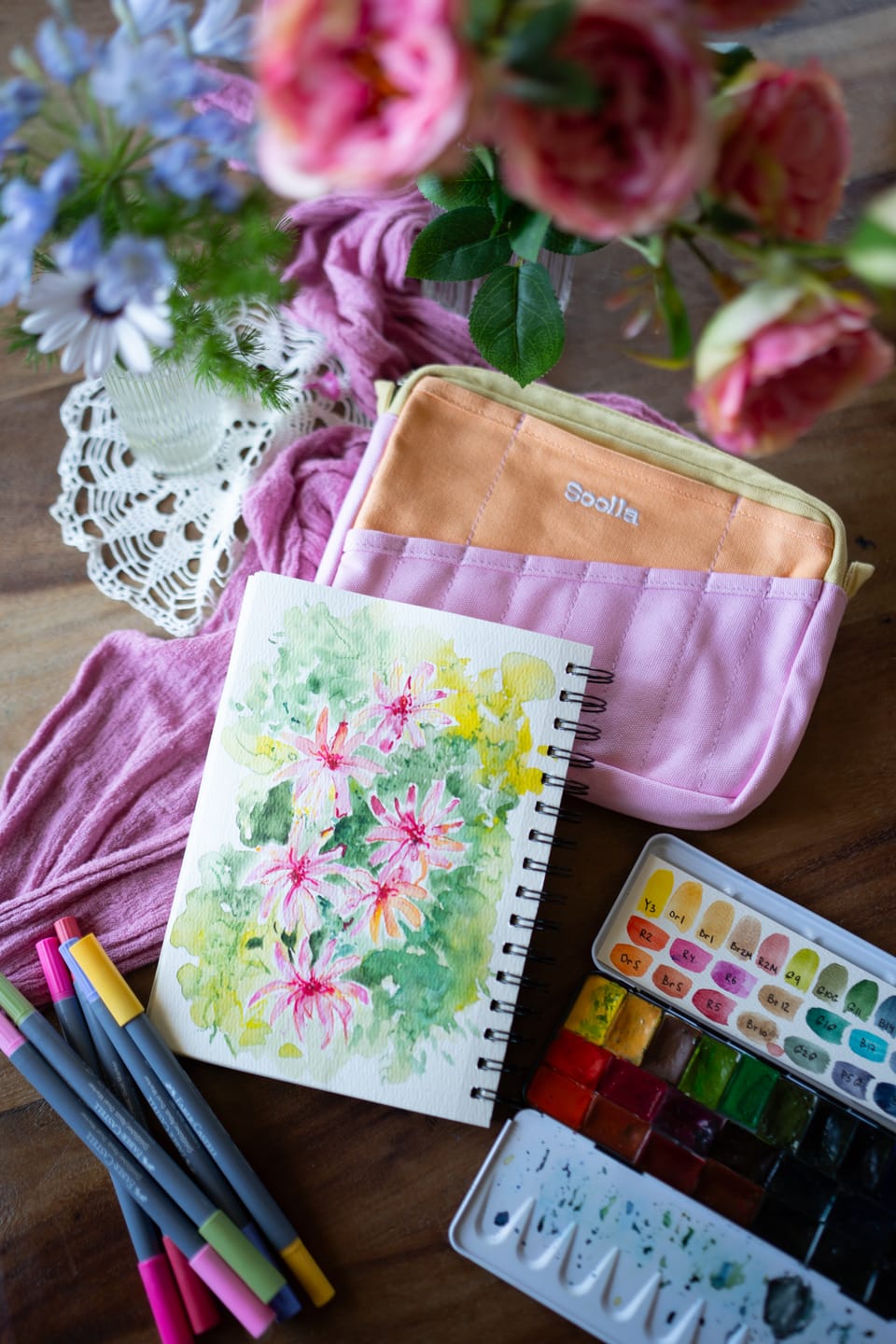 Customer photo review of Soolla® Studio Pouch, Becca Sands