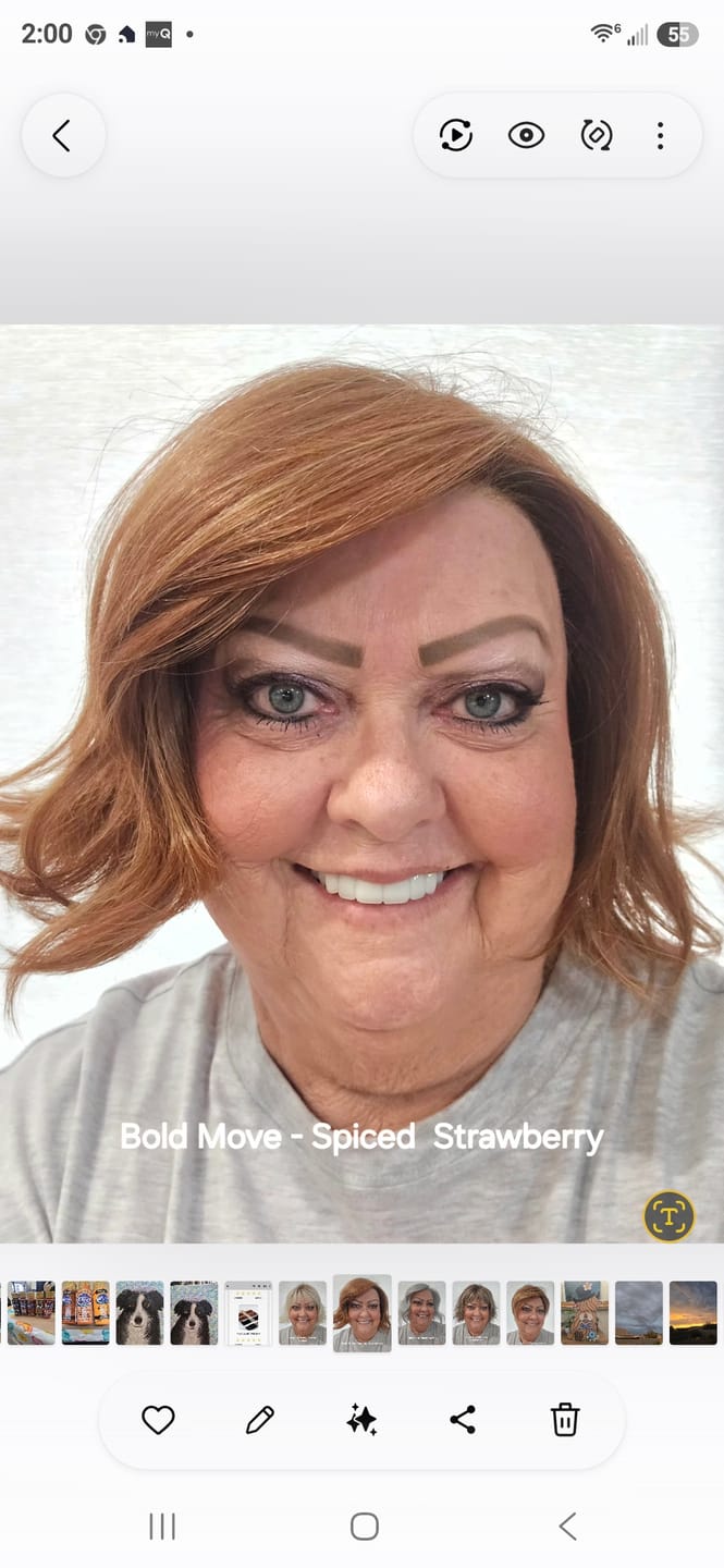 Customer photo review of BOLD MOVE - Spiced Strawberry
