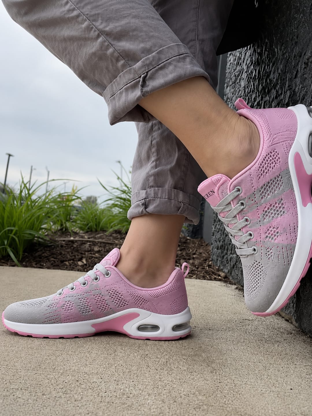 Customer photo review of AUREN™ Orthopedic Slip-On Walking Sneakers with 4-Layer Orthotic Insole
