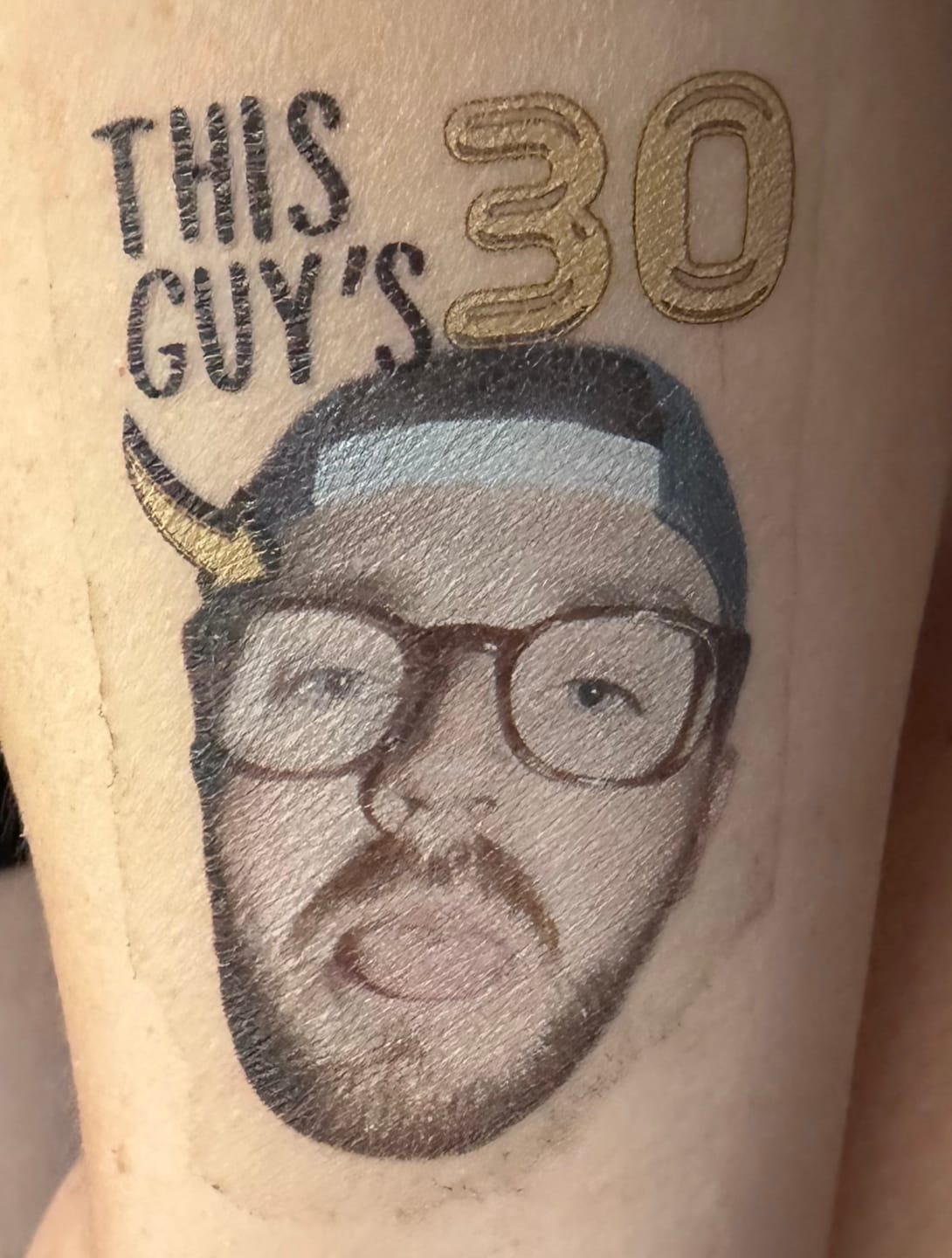 Customer photo review of This Guy's Birthday!