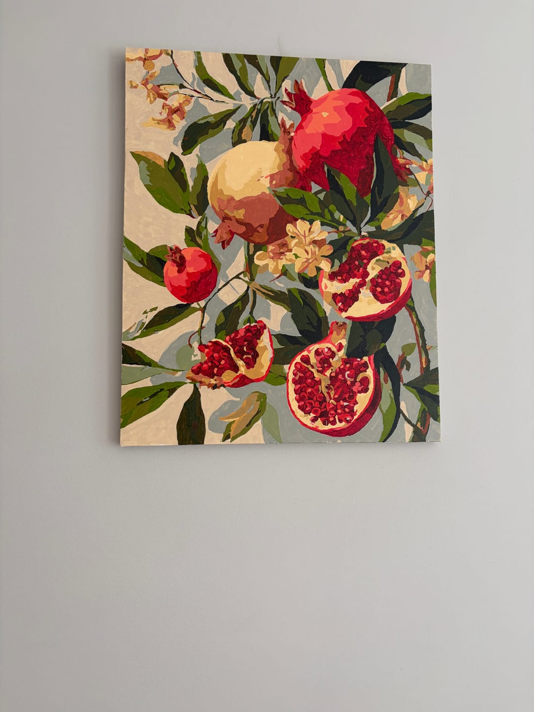 Customer photo review of Summer Plate | Paint by Number
