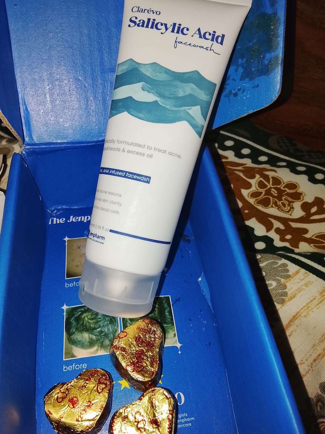 Customer photo review of Clarevo Salicylic Acid Facewash