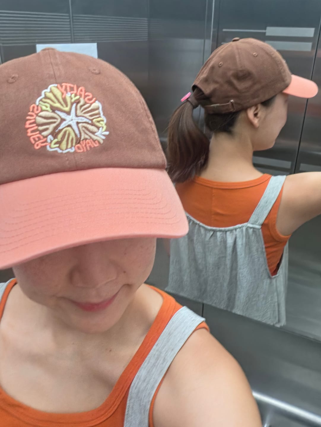 Customer photo review of JAYD Baseball Cap - Brown