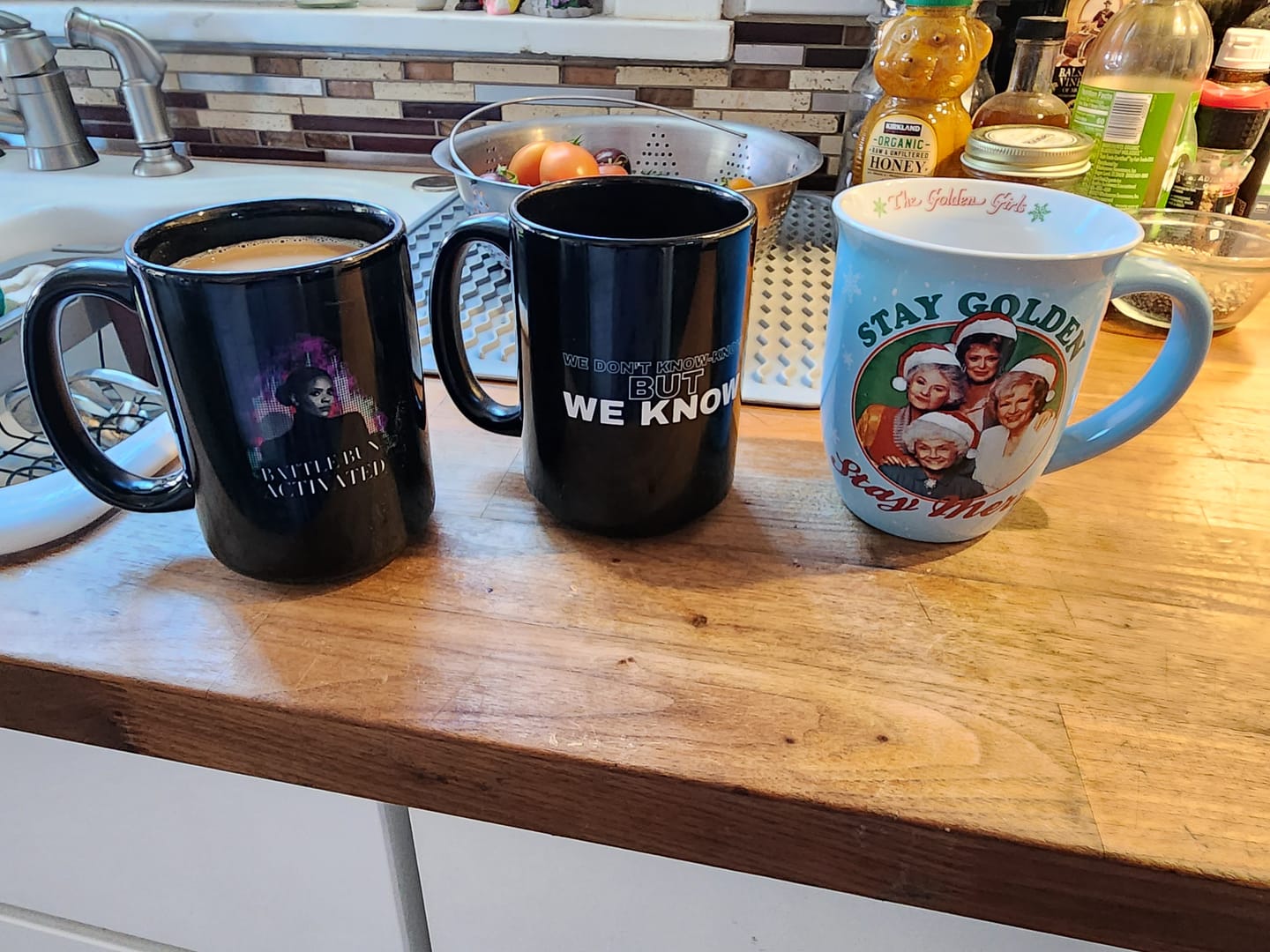 Customer photo review of Battle Bun Activated Mug