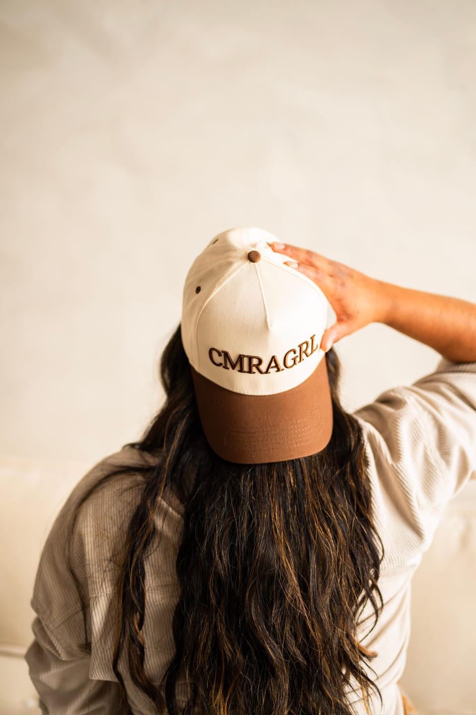 Customer photo review of Camera Girl Trucker Hat
