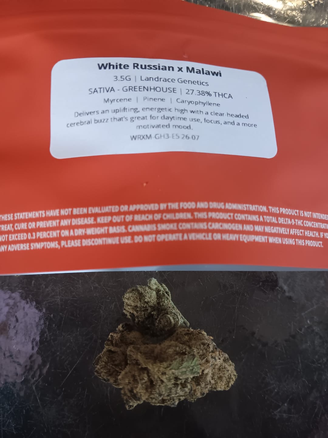 Customer photo review of White Russian x Malawi