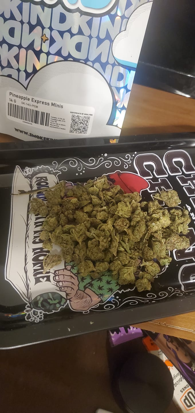 Customer photo review of Pineapple Express - Minis - 14 Grams - Sativa