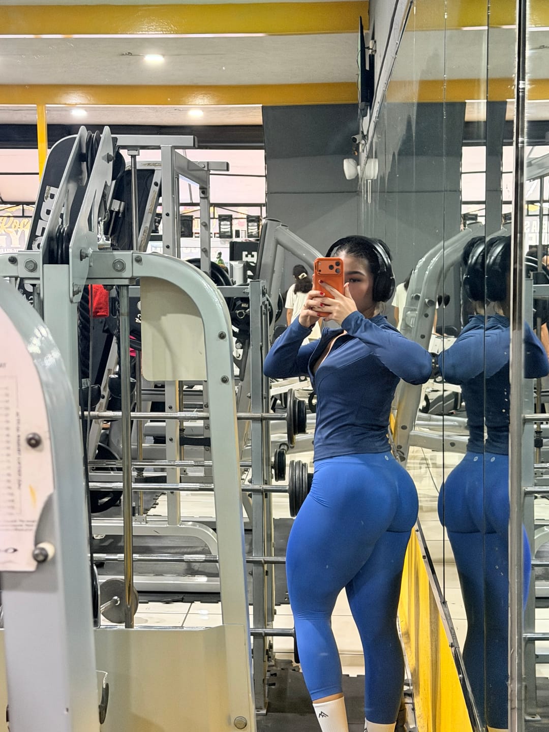 Customer photo review of Leggings Burbuja + Push Up | Seamless Compresión - Azul