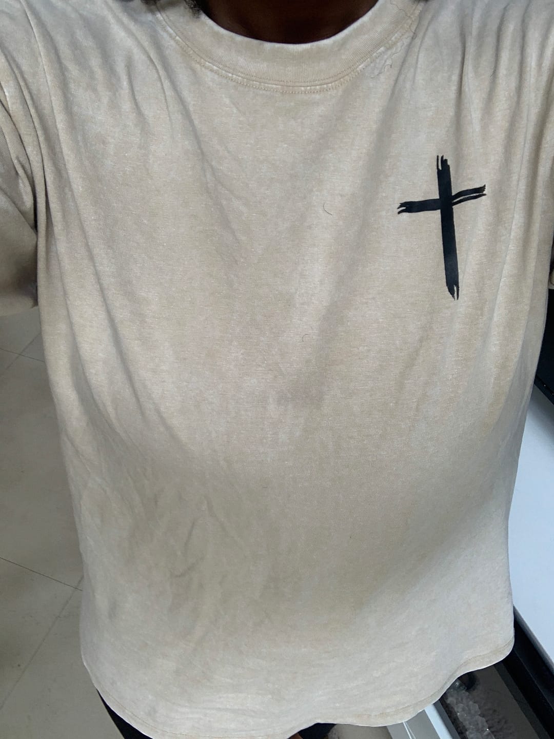 Customer photo review of Jesus The Ultimate Deadlifter Faith Gym Unisex Tee