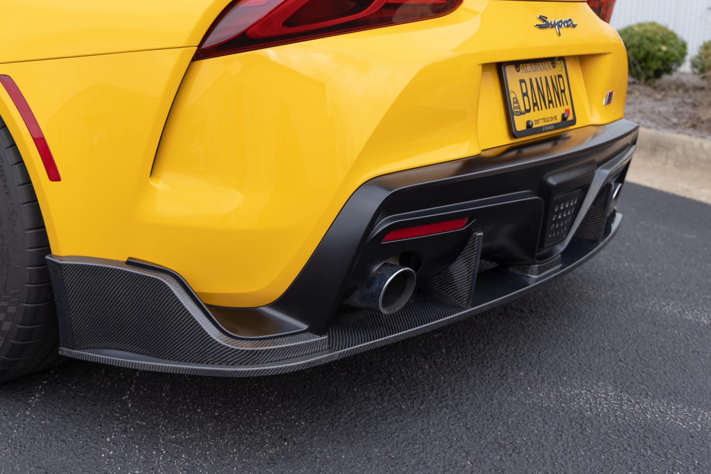 Customer photo review of Toyota Pre-Preg Carbon Fiber M'Z Speed Style Rear Diffuser for Supra A90