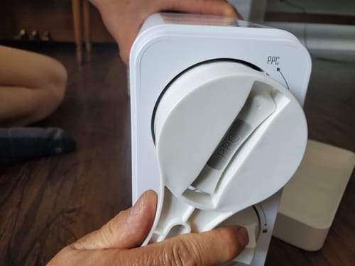 Customer photo review of Frizzlife GX99 0.01 μm Ultrafiltrations-Wasserfiltersystem für unter die Spüle, mit speziellem Wasserhahn aus gebürstetem Nickel