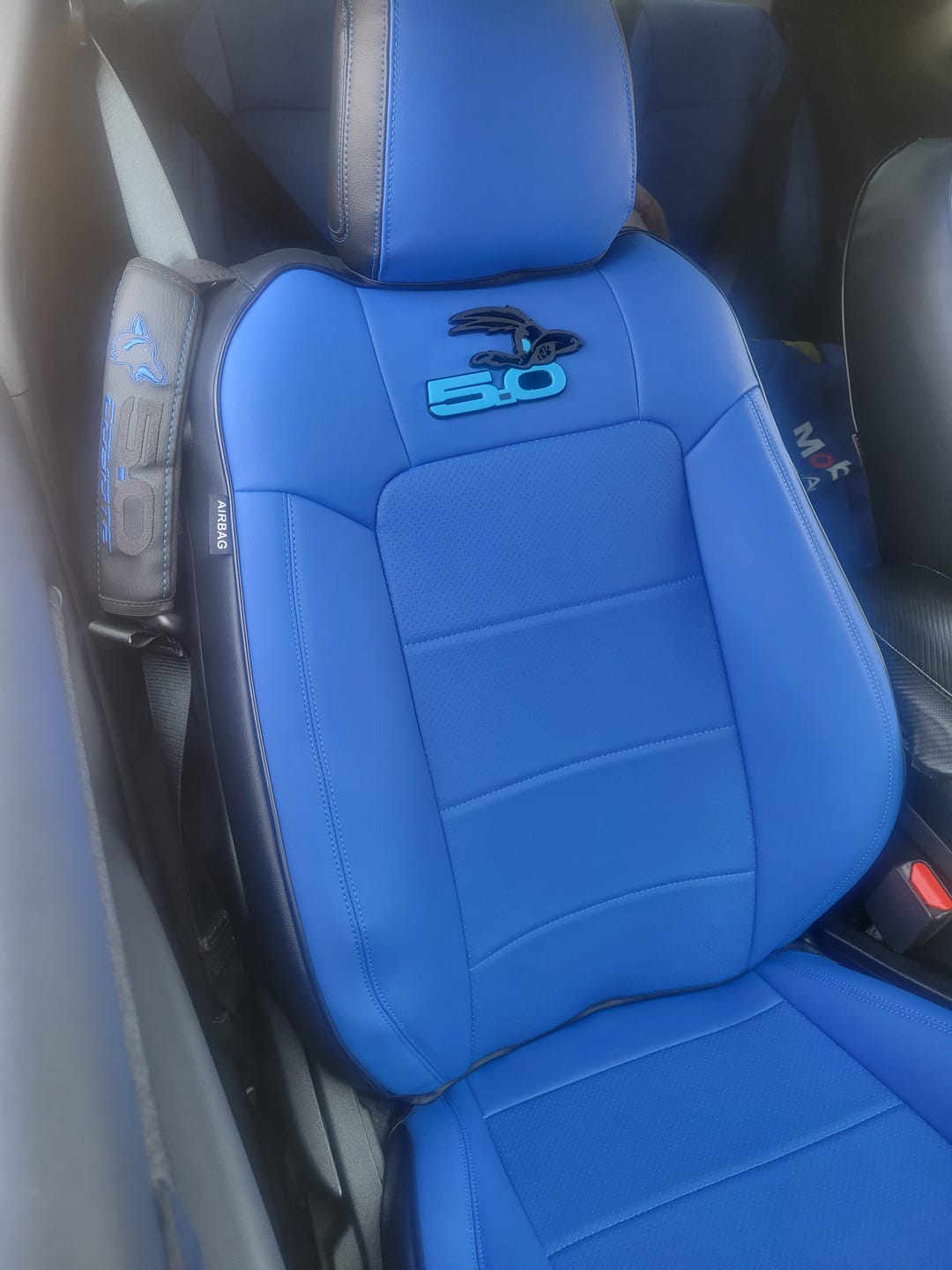 Customer photo review of 2024+ Ford Mustang S650 Coupe Leather Seat Covers