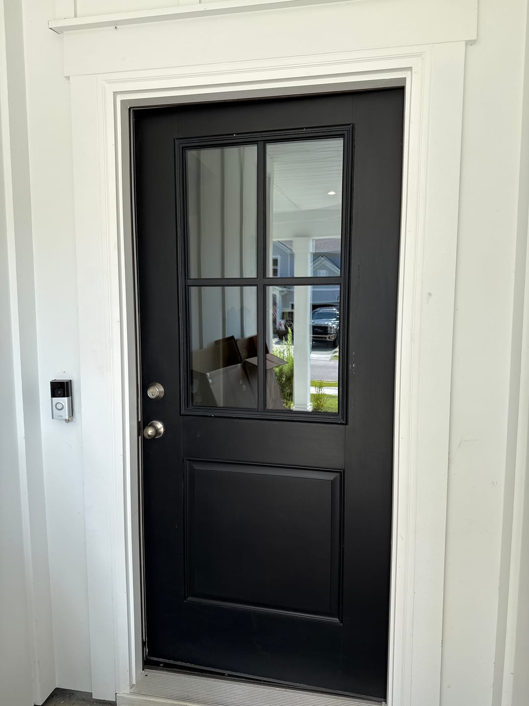 Customer photo review of Clear 4 Lite Glass and Frame Kit (Half Lite)