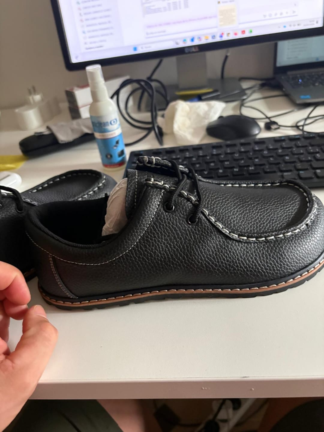 Customer photo review of Hombre Stitch I - Zapatos Barefoot