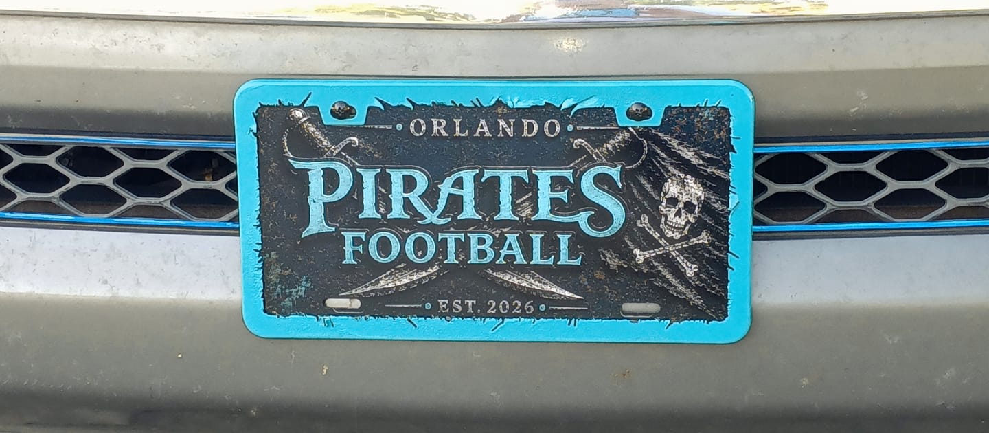 Customer photo review of Print Custom License Plate