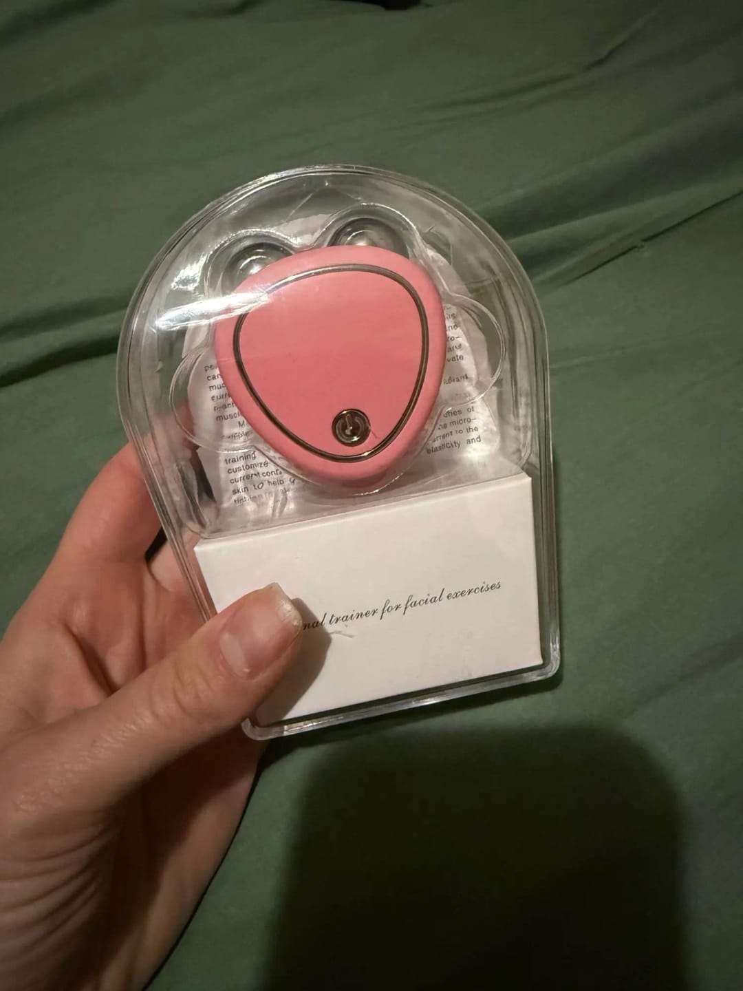 Customer photo review of Electric Micro-Current Face Massager for Firming and Slimming