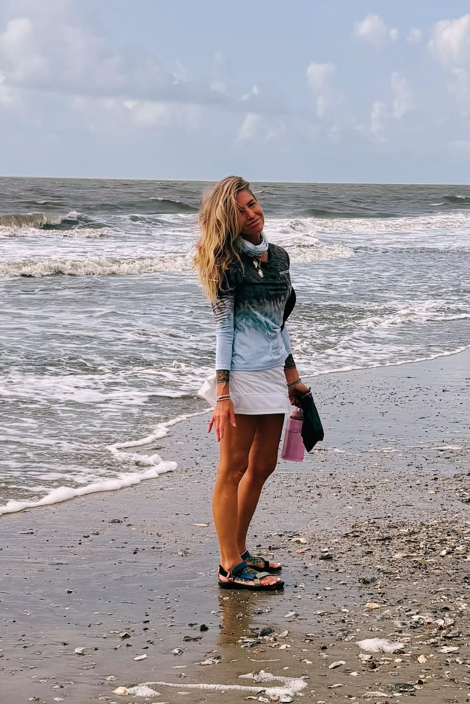 Customer photo review of Tiger Shark Sport Tec Crew Long Sleeve – Women's
