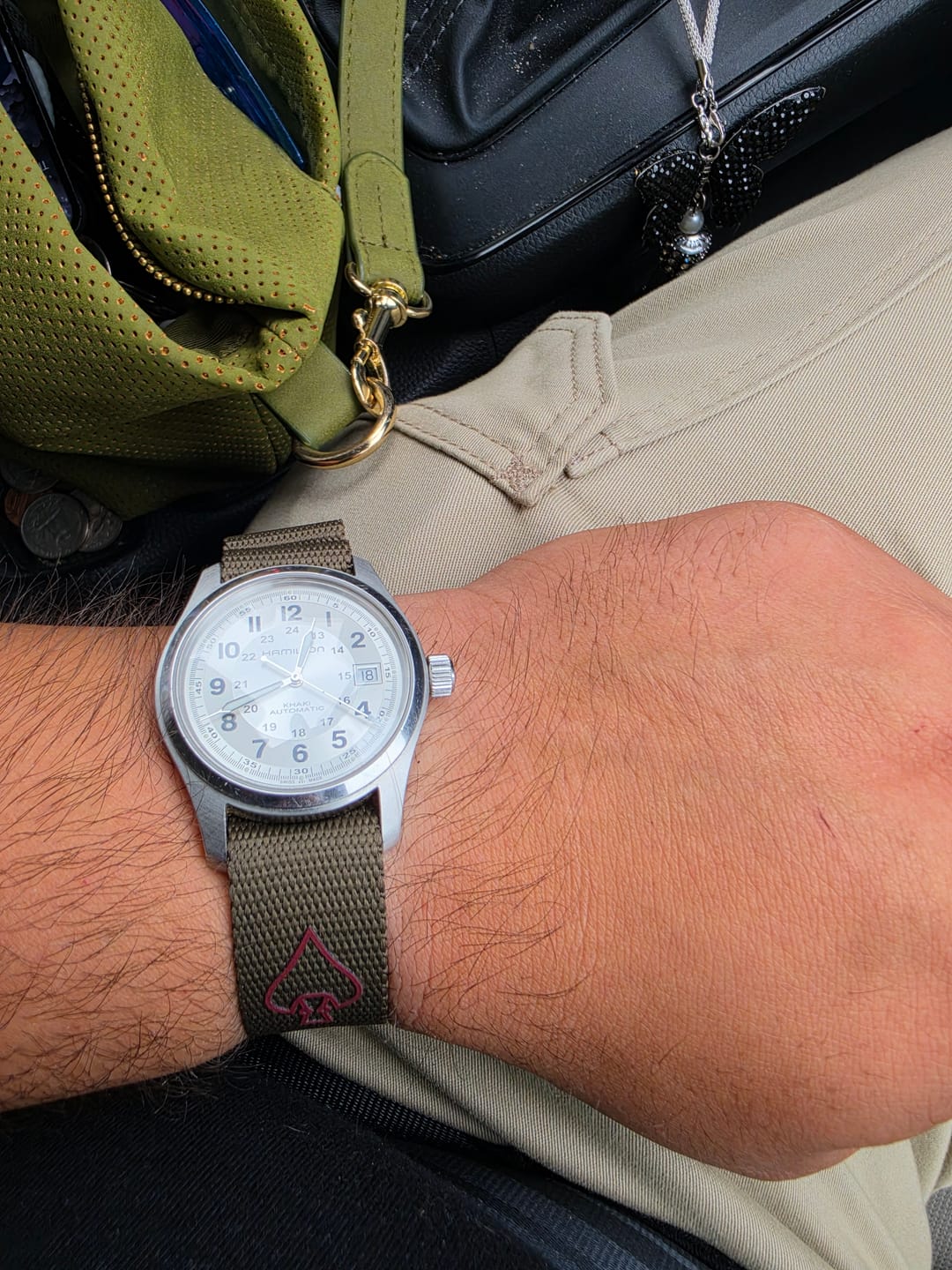 Customer photo review of NOFORN Single-Pass Watch Strap