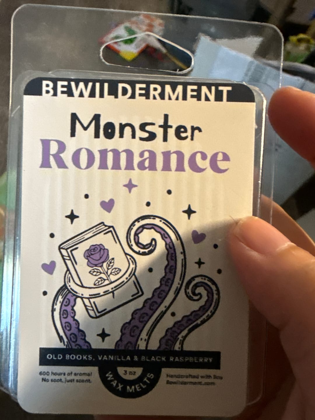 Customer photo review of Monster Romance Wax Melts