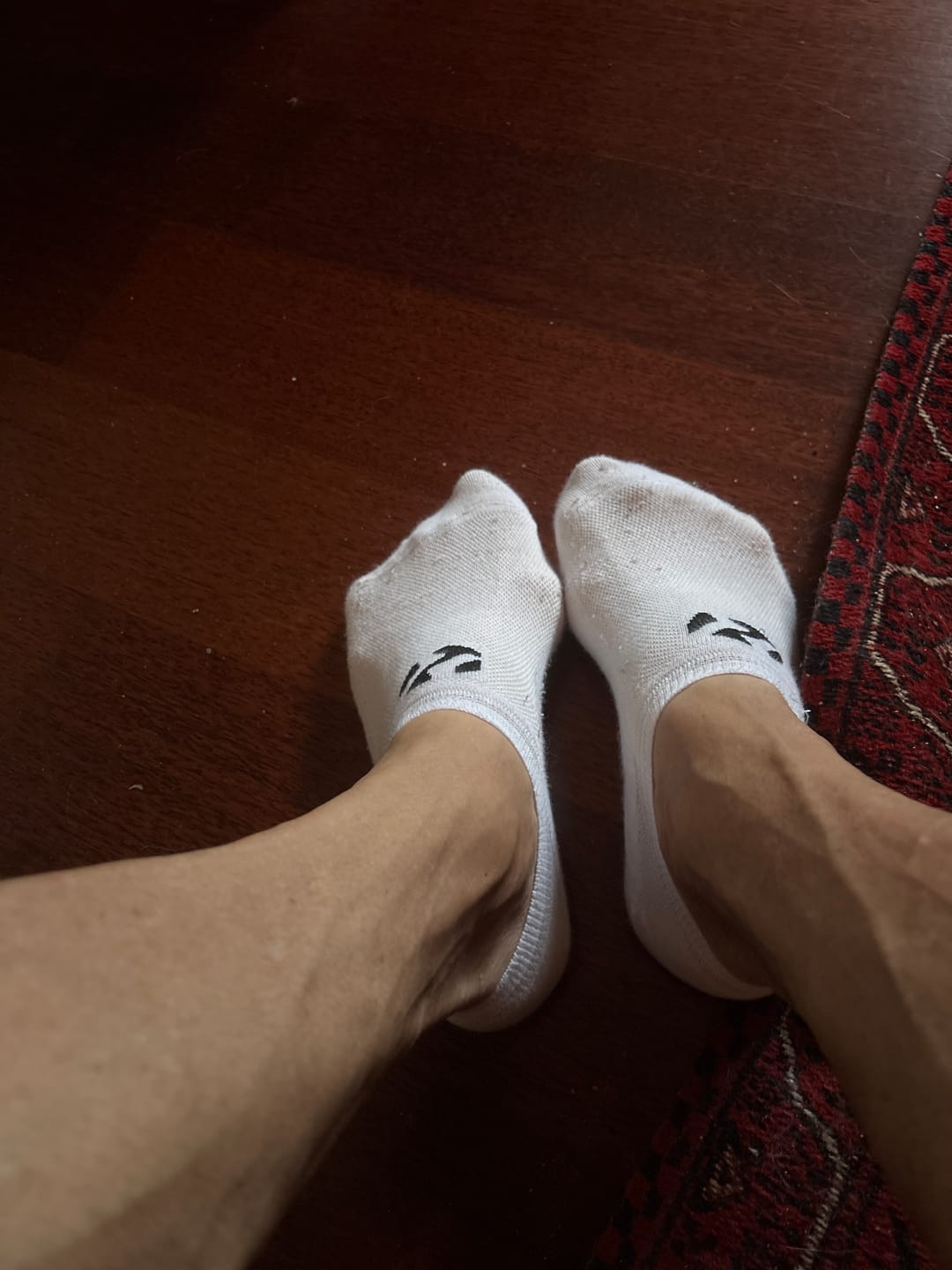 Customer photo review of 8-PACK NO SHOW SOCKS