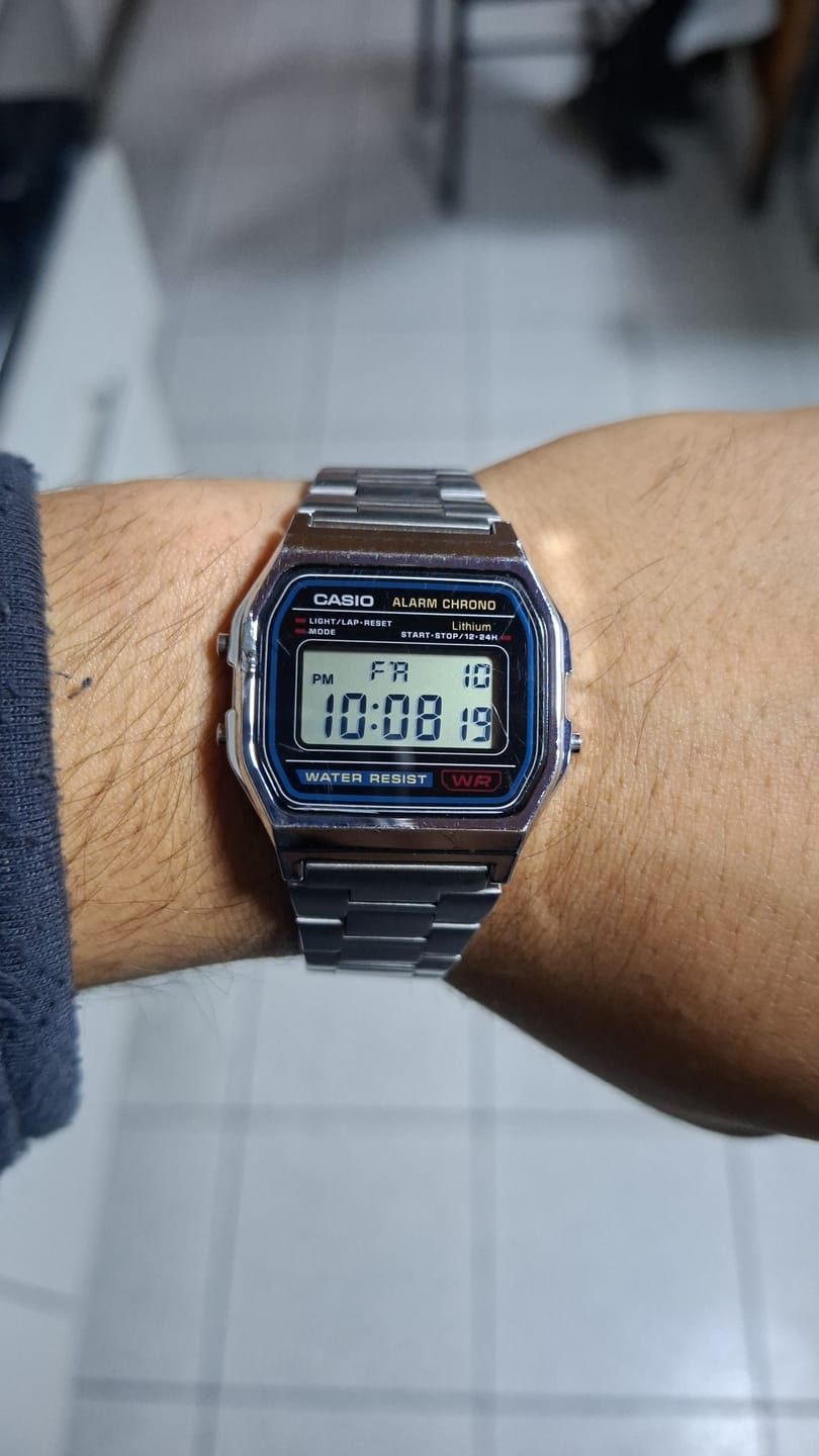 Customer photo review of Reloj Casio Tank Análogo LTP-V007L-7B2UDF Cuero Dial Blanco