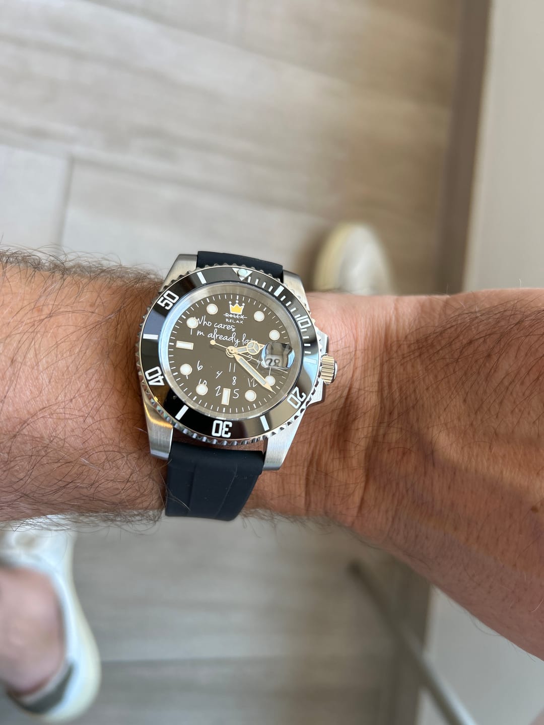 Customer photo review of HYDROCORE FLUORO WATCH