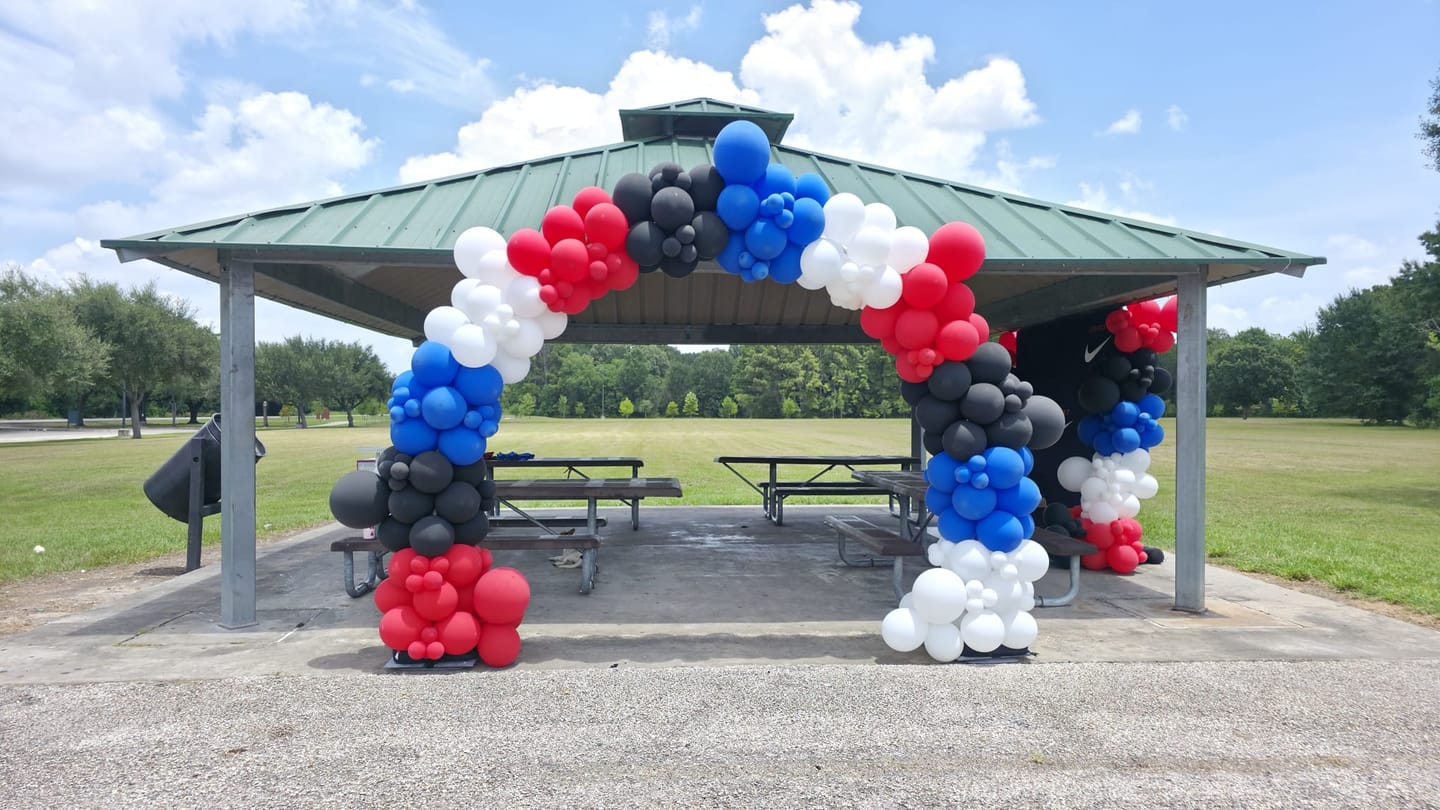 Customer photo review of 10x8ft Aluminum Alloy Tube Arch Balloon Flower Stand For Wedding Birthday Baby Shower