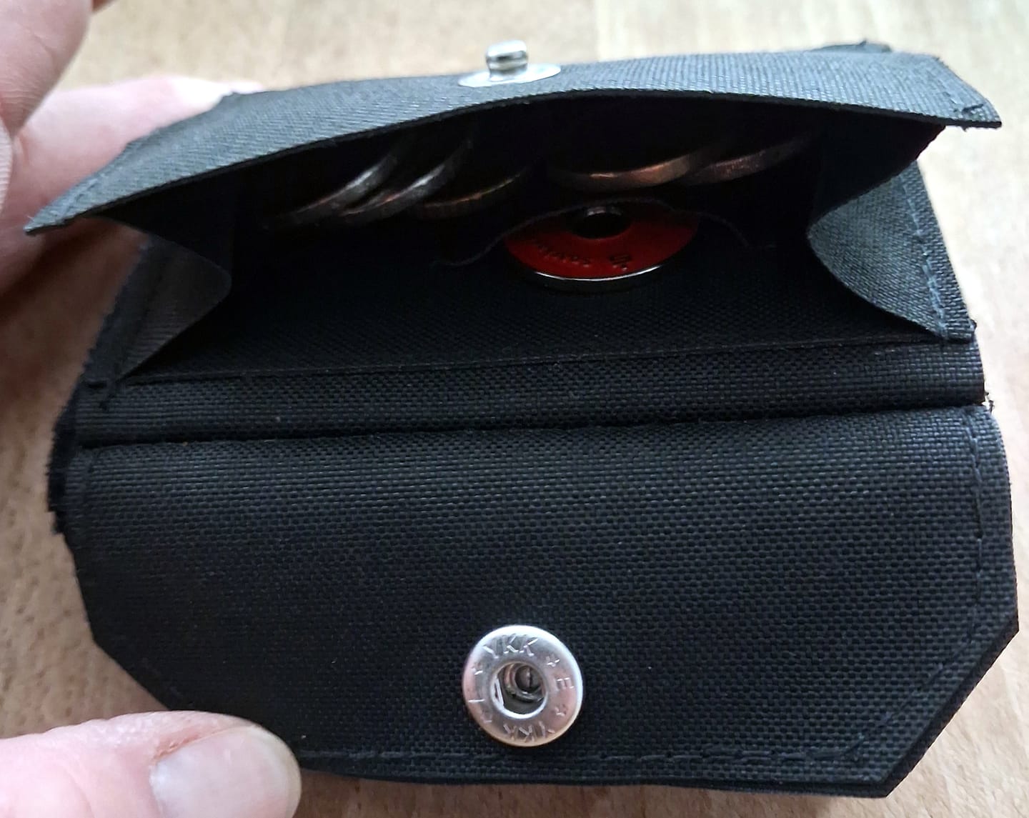 Customer photo review of Tactical Wallet Münzfach - Schwarz