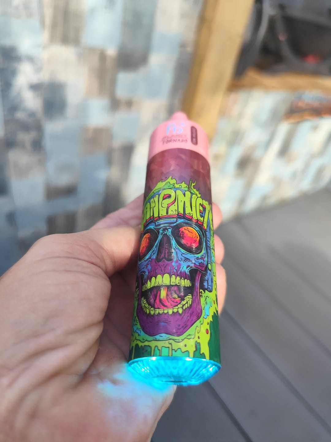 Customer photo review of RandM Tornado Vape 30000- Cherry Ice