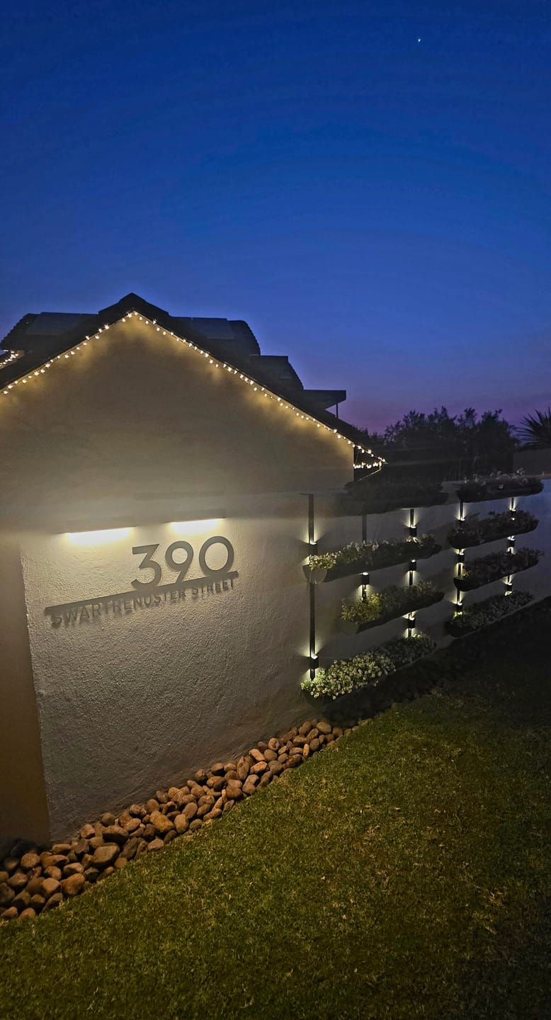 Customer photo review of Solar Wall Light with Motion Sensor