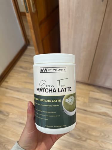 Customer photo review of My Wellness Green Tea Matcha Latte 400g