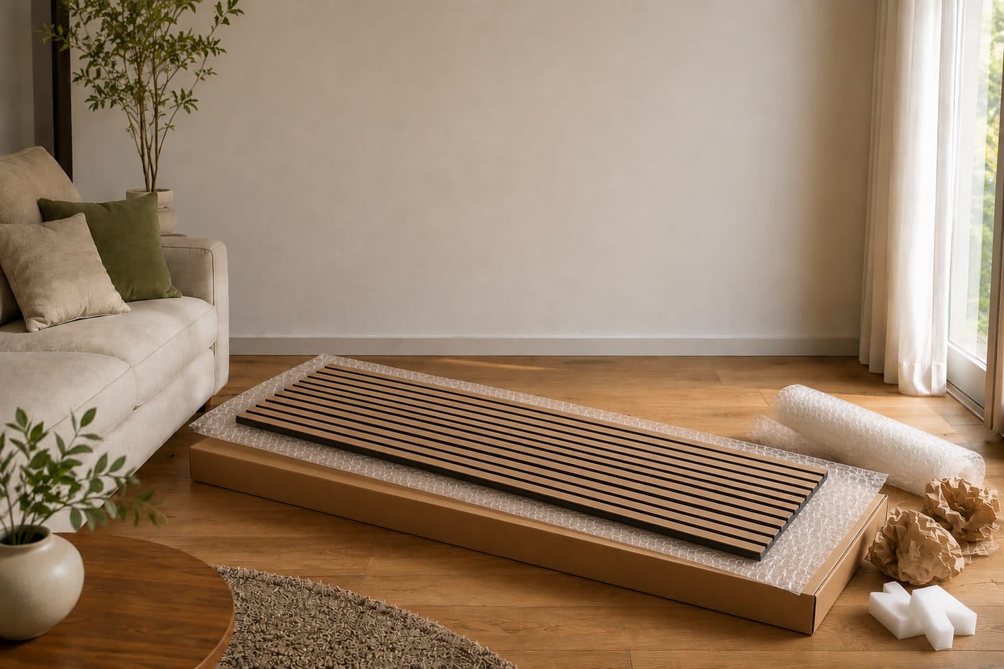 Customer photo review of Akustikpanel 300 cm Länge