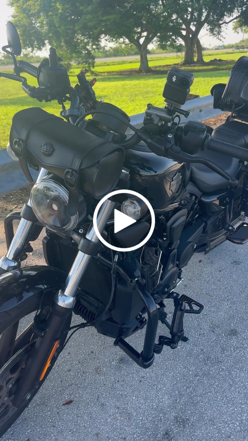 Customer video review of 14L - Viper Medium Shock Cutout Harley Nightster RH975/S Leather Motorcycle Saddlebags