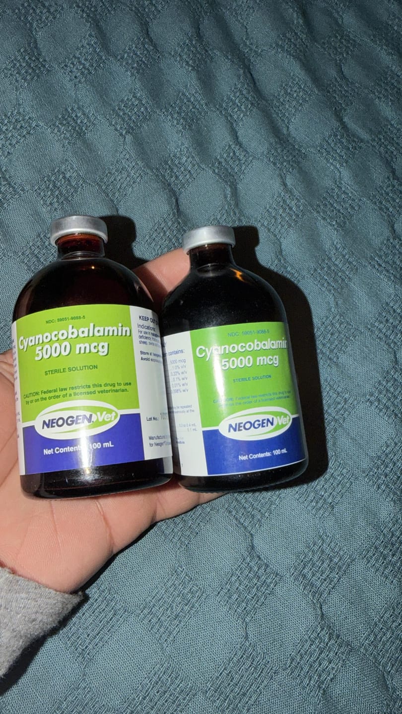 Customer photo review of Cyanotobalamin 5000 mtg