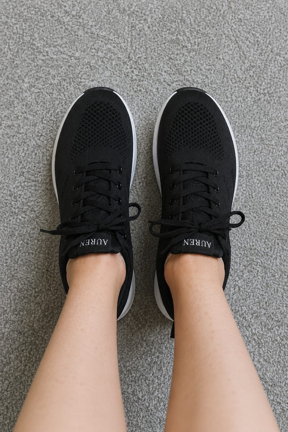 Customer photo review of AUREN™ Orthopedic Slip-On Walking Sneakers with 4-Layer Orthotic Insole