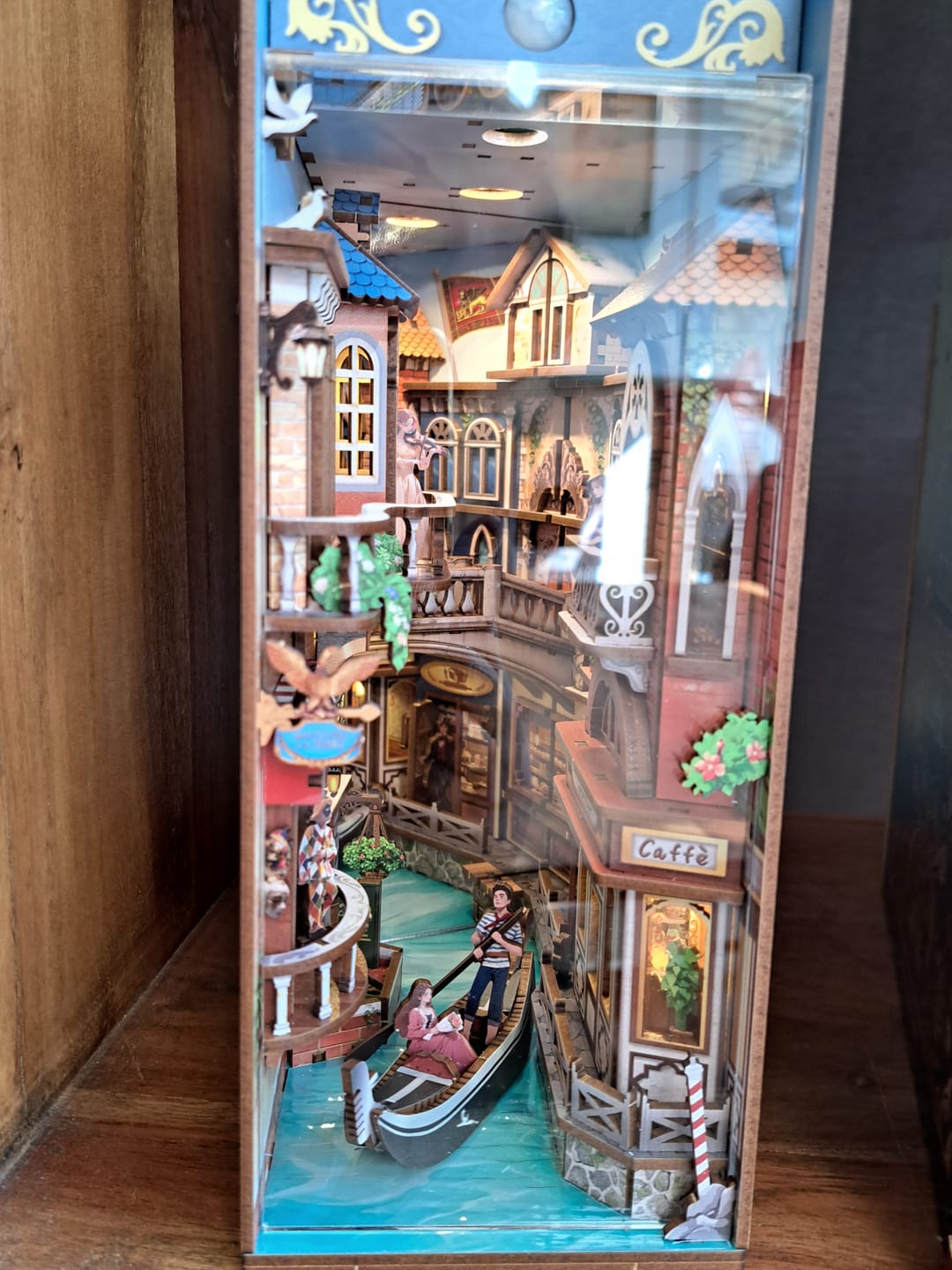 Customer photo review of DIY Book Nook Kit  - Venetian Dreams
