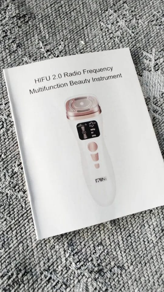 Customer photo review of Microcurrent RF Hifu Anti Wrinkles Face Lifting Skin Tightening Device