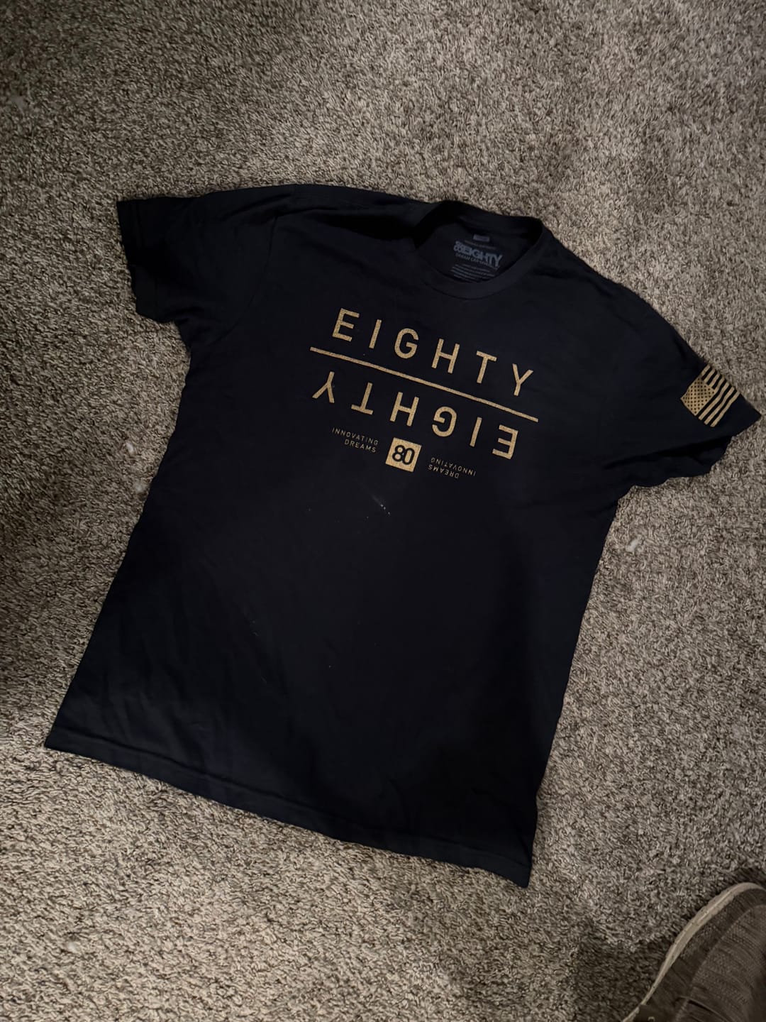 Customer photo review of 80Eighty® Golden MIrror Shirt