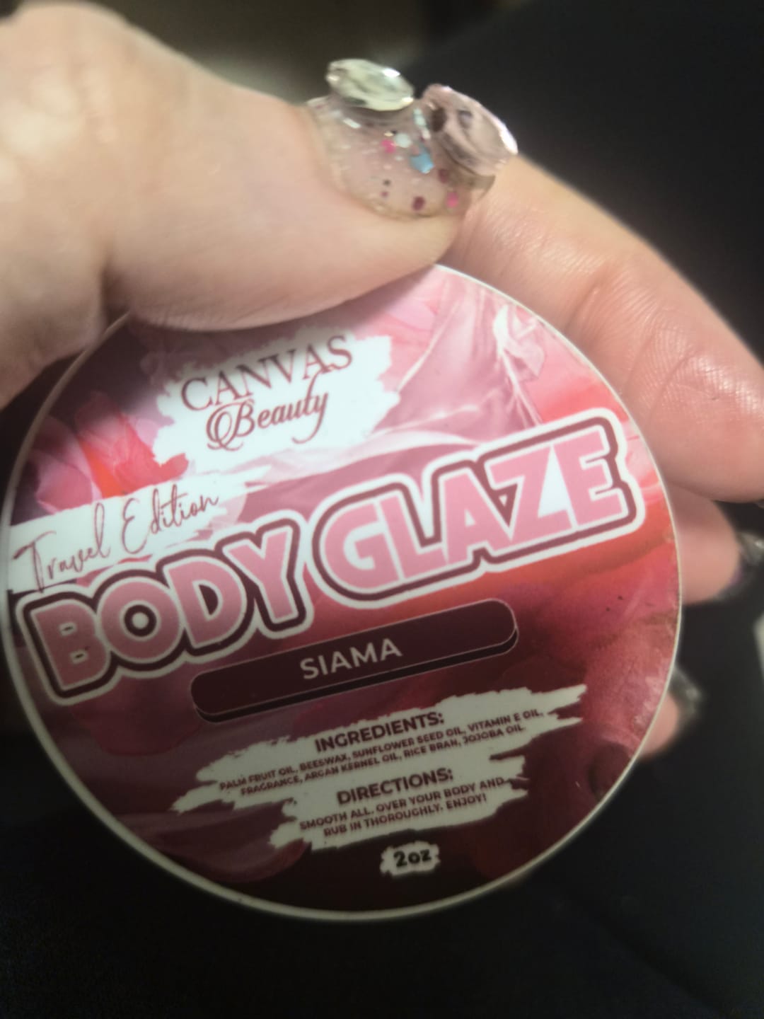Customer photo review of (NEW) TRAVEL GLAZE: SIAMA